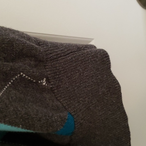 GAP Factory Men's Blue & Gray Argyle Sweater Vest - Size XL - Picture 5 of 8